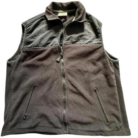Timberland Other - Timberline Colorado XL black fleece zip vest outdoor layering hiking casual wear